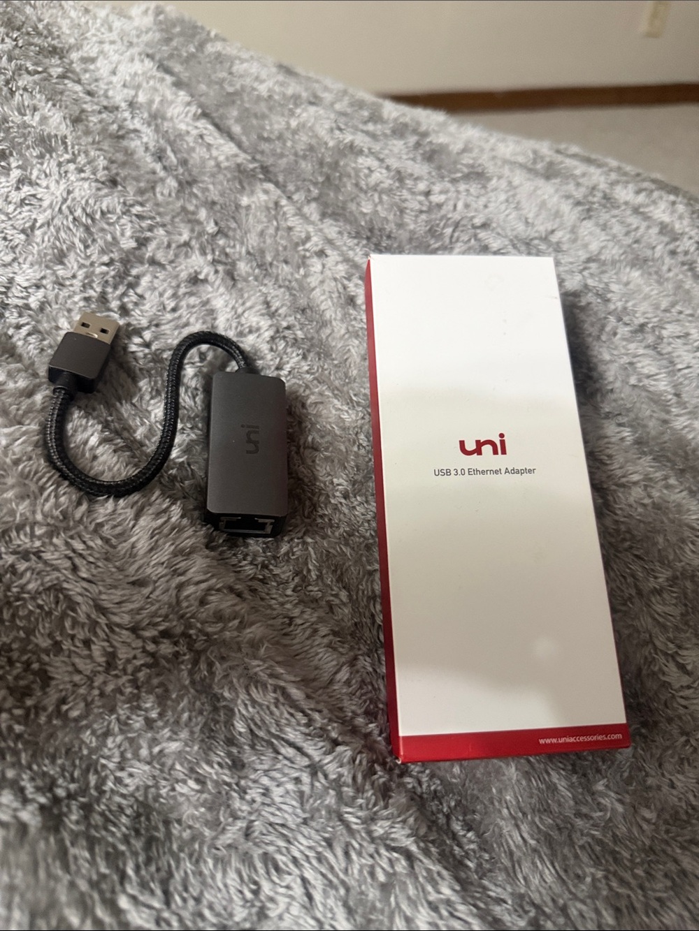 New uni USB 3.0 to Ethernet Adapter - Gray